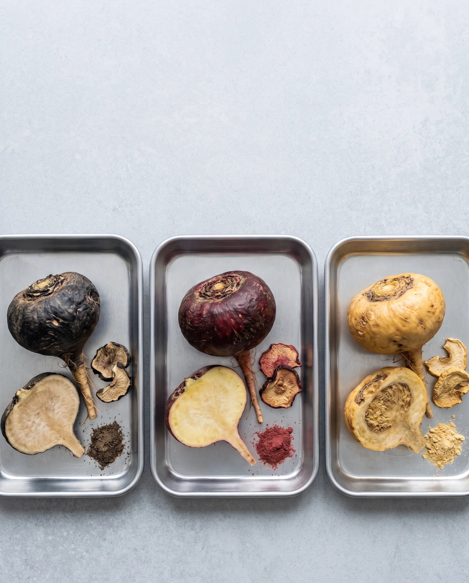 Black, red and yellow maca botanical record